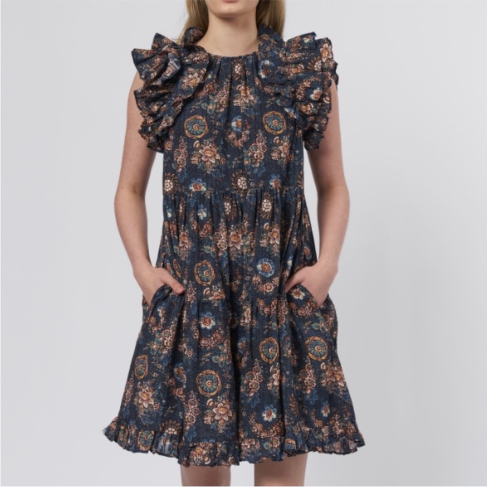 ULLA JOHNSON Adele Dress in Twilight - Picture 7 of 12